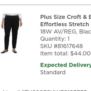 Croft and Barrow effortless stretch pant